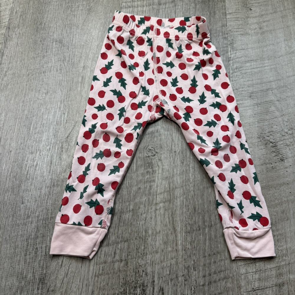 Hanna Andersson HannaSoft Tencel Sleeper Pajama Pants Size 2T 85cm Pink Holly